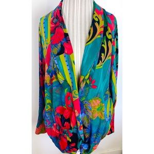 90’s Karen Kane Oversize Brightly Colored Blazer